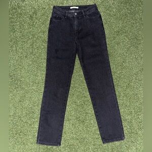 PacSun Women's Black Straight Leg Jeans